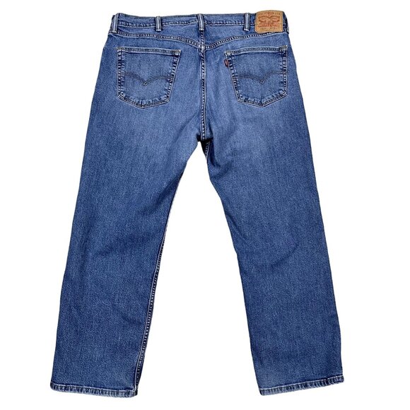 Levis 559 Jeans Mens 40x30 Relaxed Fit Blue Jeans Denim Western Loose - Picture 1 of 7